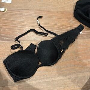 Pink multi way bra. Push up.